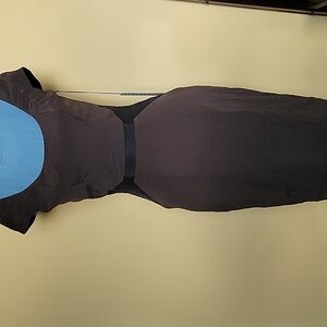 NWT JAYGODFREY Gray Sheath Dress Cap Sleeve Scoop Neck